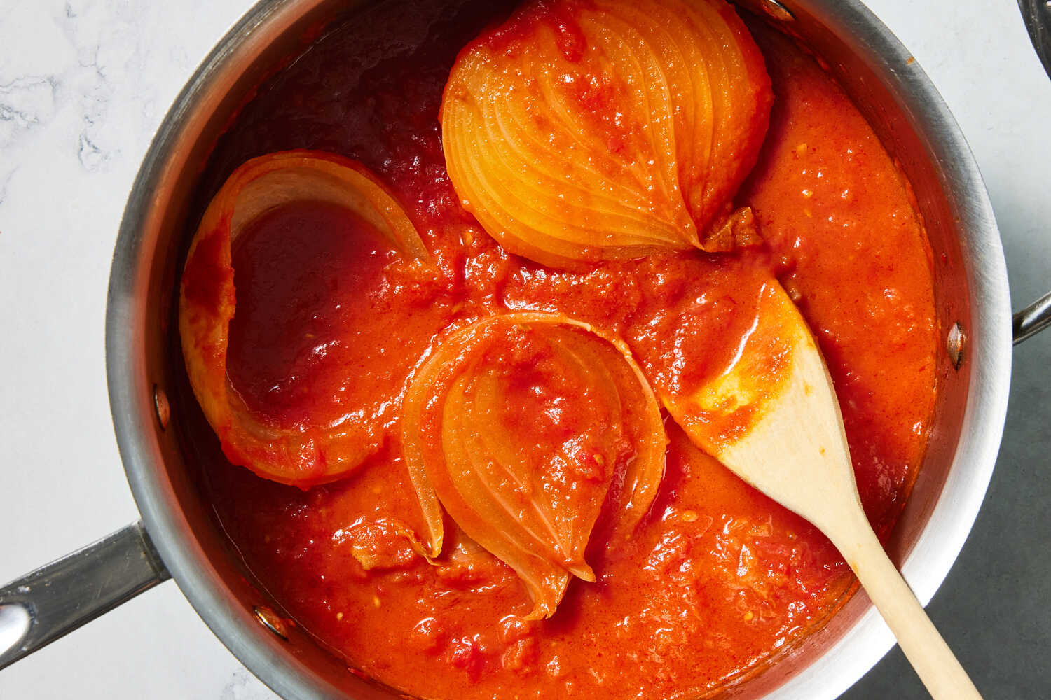 marcella hazan tomato sauce onion butter simplified - Article 1